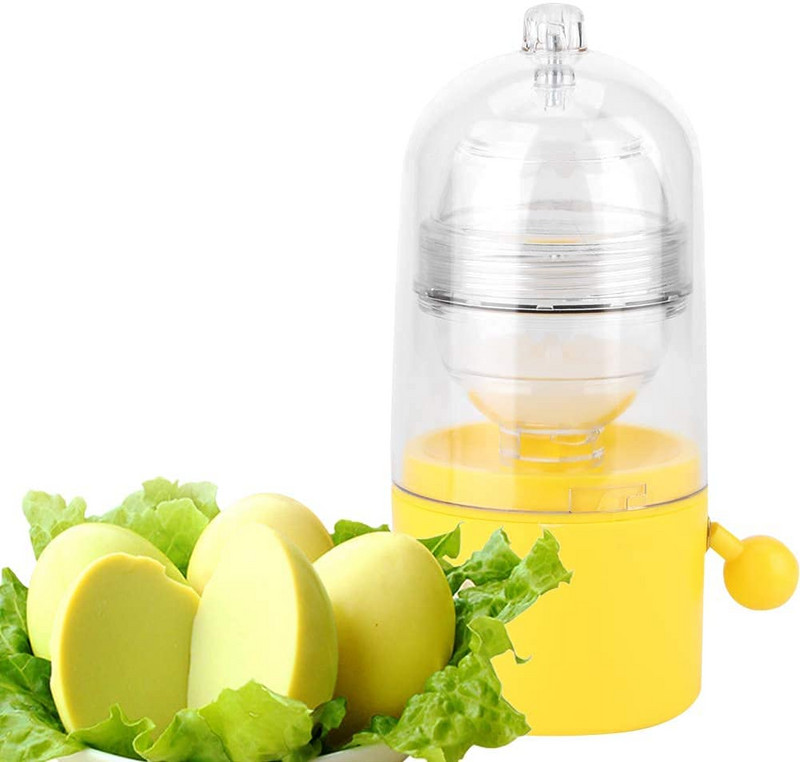 Albuș de ouă Mixer pentru ouă de mână Mixer din silicon de calitate alimentară gălbenușuri de ou amestec de albușuri Instrumente manuale Producător convenabil de ouă de aur pentru copii