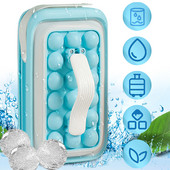 2 în 1 aparat portabil de gheață din silicon, fierbător pliabil, cutie de gheață pentru depozitare, bucătărie de uz casnic, băuturi congelate, pentru pungi pentru cuburi de gheață