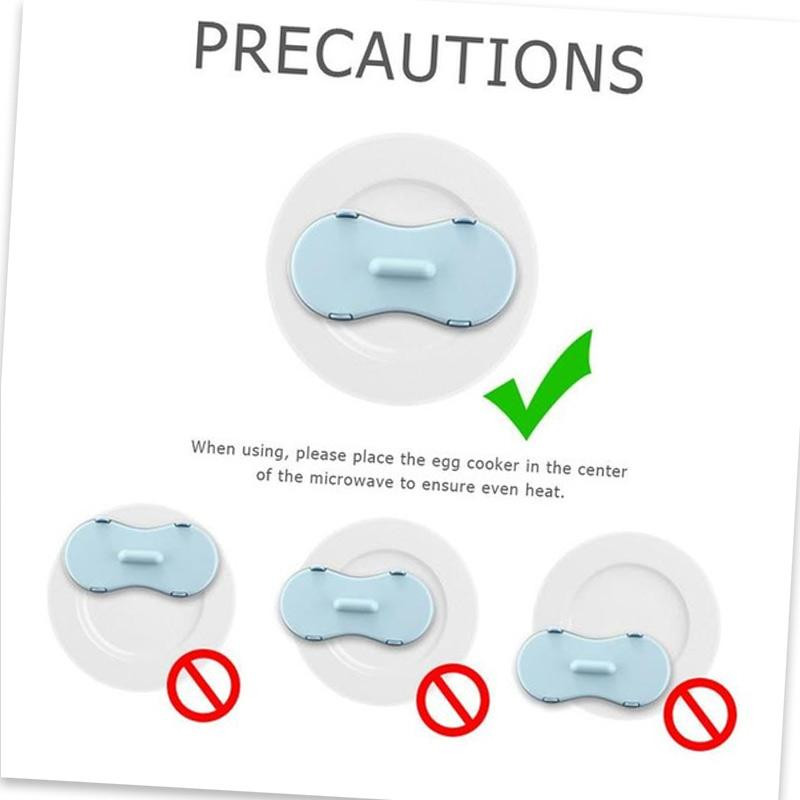 Cuptor cu microunde pentru braconaj dublu de ouă Mașină de gătit cu abur Gadget de bucătărie Mașină de spălat vase Rezistent la căldură Cuptor cu microunde pentru braconaj de ouă