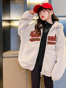 Hanorac pentru fete cu scrisoare de toamnă