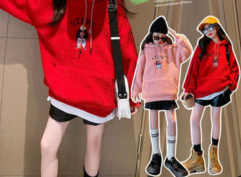 Νέο μοντέλο παιδικό φούτερ με τσέπη για κορίτσια