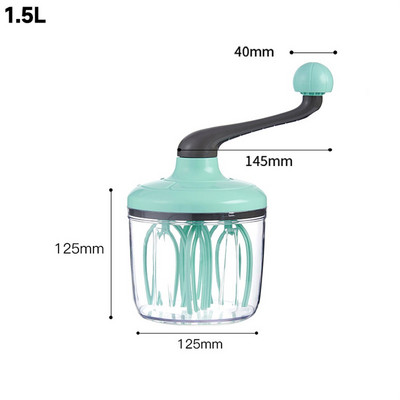 Bata manuala Frisca Ota manuala de uz casnic mic semi-automat albus de ou spuma de lapte prajituri invartire oua masina de bata cu manivela