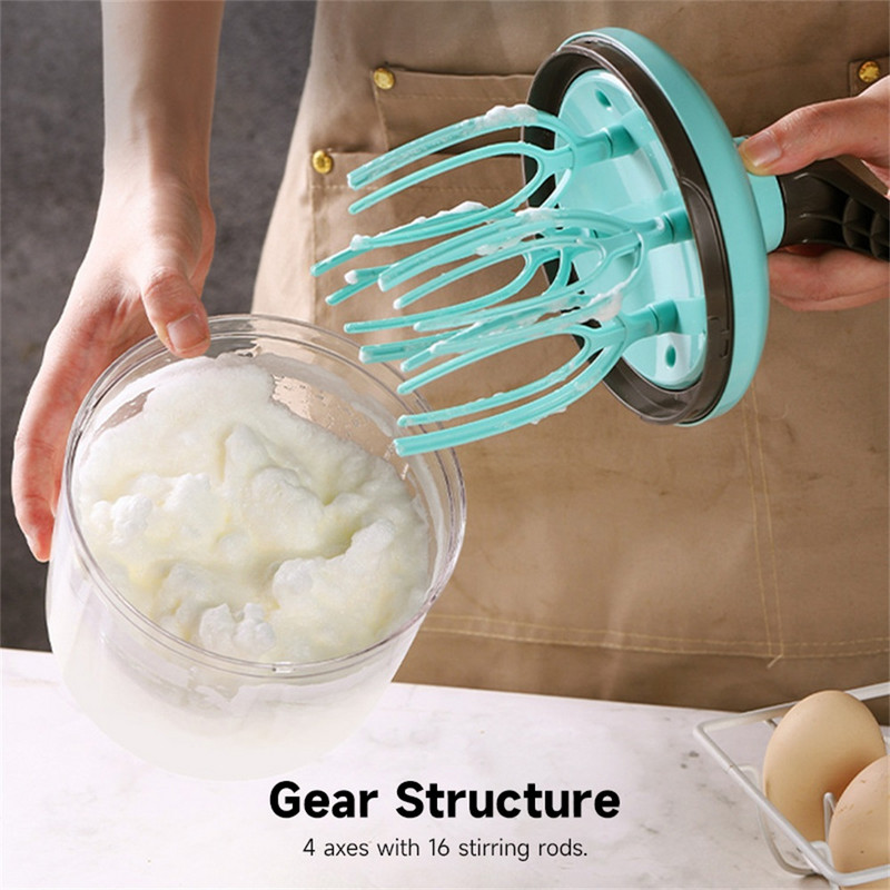 Bata manuala Frisca Ota manuala de uz casnic mic semi-automat albus de ou spuma de lapte prajituri invartire oua masina de bata cu manivela