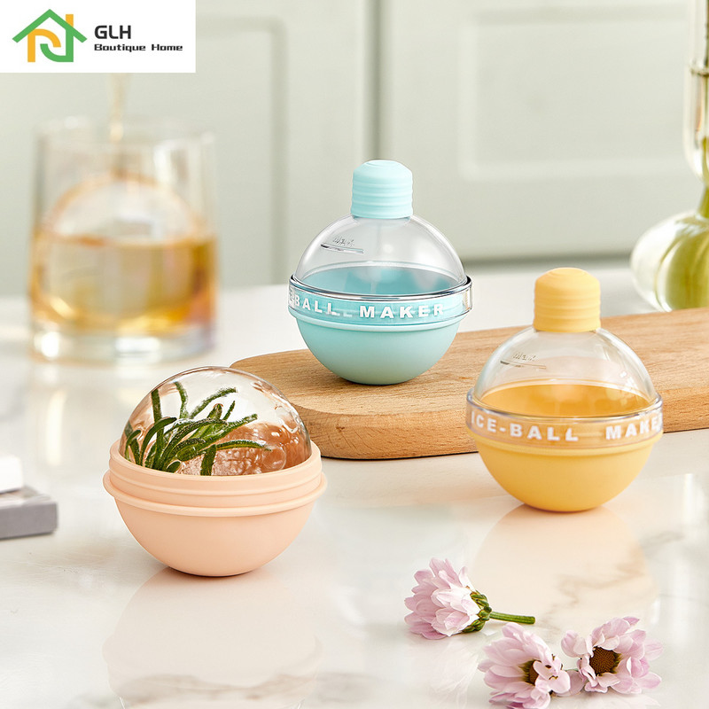 1/2/3 DB jégtálca forma szilikon háztartási jégkocka gömb alakú jégtálca konyhai szerszám kerek kis villanykörte jéggolyó forma