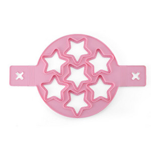 ATUCOHO din silicon antiaderent, fantastic cu șapte găuri, inel pentru prepararea de clătite de ouă, forme de bucătărie pentru coacere, pentru omletă