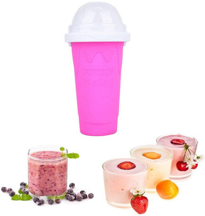 350 ml Greitai užšaldyti kokteiliai Patvarūs Slush ledų gaminimo aparatas Squeeze Slush greito aušinimo puodelis Milkshake buteliuko kokteilių puodelis