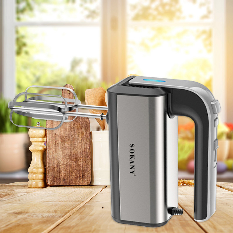 Mixer electric de alimentare cu putere mare de 800W Blender de aluat Blender de ouă Bată în spirală Mixer de smântână pentru ustensile de gătit de bucătărie de uz casnic