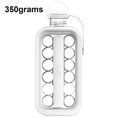 Jéggolyó készítő vízforraló Tritán szilikon jégkocka forma Kreatív jégpalack whiskys koktélbár jégeszköz 2 az 1-ben kockatálcás konyha