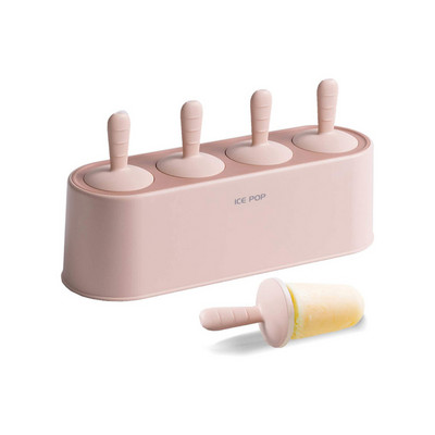 Silikoninis ledų popsiurbimo formavimo formavimo formelės, daugkartinio naudojimo patvarūs „pasidaryk pats“ laikikliai virtuvės reikmenų laikymo dėžutės talpa Naminis maistas vaikui