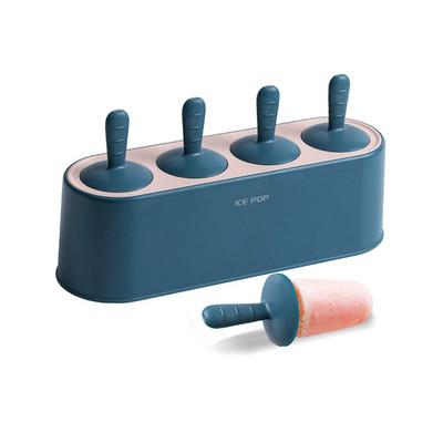 Silikoninis ledų popsiurbimo formavimo formavimo formelės, daugkartinio naudojimo patvarūs „pasidaryk pats“ laikikliai virtuvės reikmenų laikymo dėžutės talpa Naminis maistas vaikui