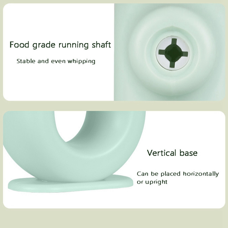 Un set tel electric reîncărcabil de uz casnic mic unt tel automat pentru prăjituri mini mixer portabil de bucătărie verde