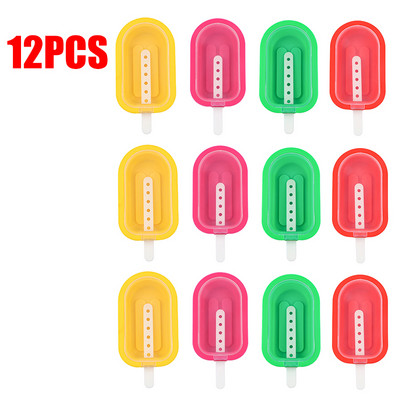 4/8/12 DB fagylalt szilikon forma nyári barkácsolás poppogácsa formák fagyasztó gyümölcslé krém formák jégkrém készítő jégkocka tálca konyhai eszköz