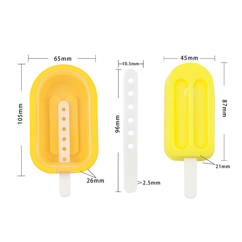 4/8/12 DB fagylalt szilikon forma nyári barkácsolás poppogácsa formák fagyasztó gyümölcslé krém formák jégkrém készítő jégkocka tálca konyhai eszköz