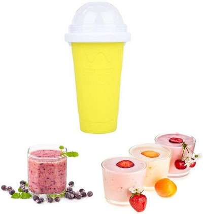 Smoothies congelate rapid Slush durabil 350 ml Aparat de înghețată Squeeze Slush Cupă cu răcire rapidă Sticla de milkshake Cupă pentru smoothie