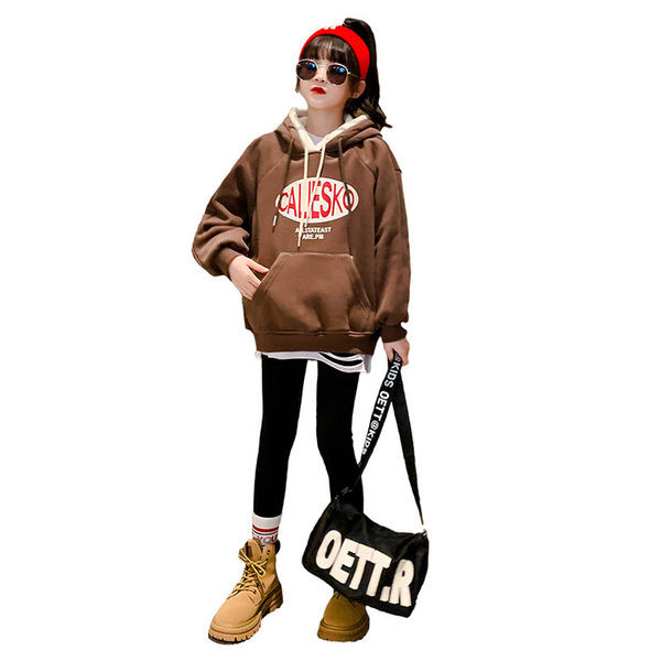 Hanorac cu glugă de toamnă pentru copii