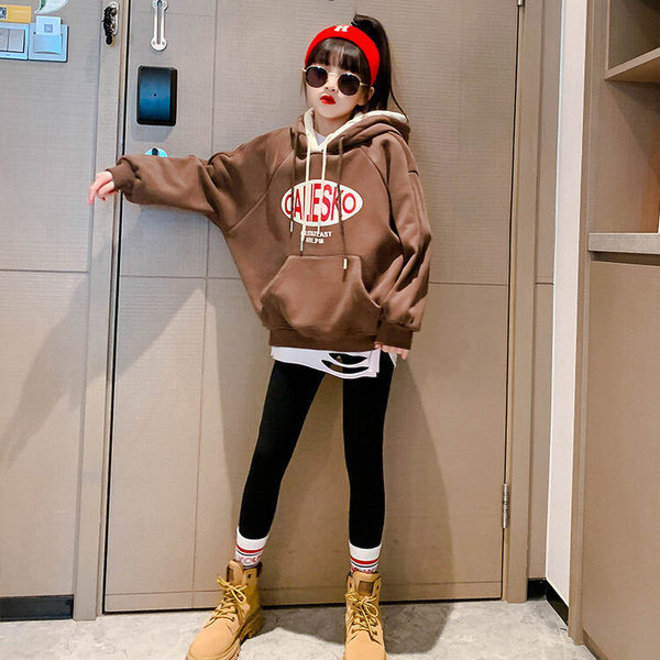 Hanorac cu glugă de toamnă pentru copii