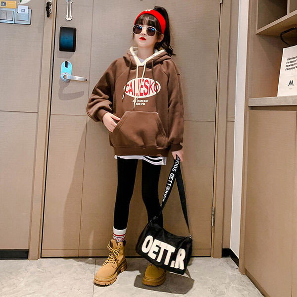 Hanorac cu glugă de toamnă pentru copii