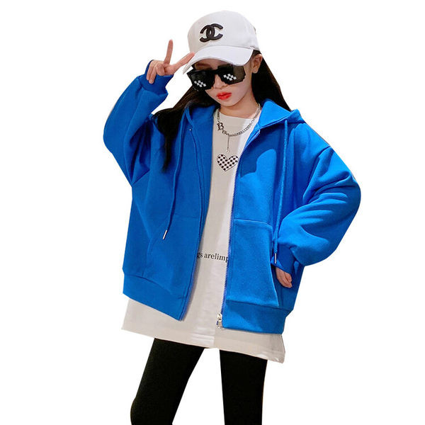 Hanorac casual pentru copii cu gluga in trei culori