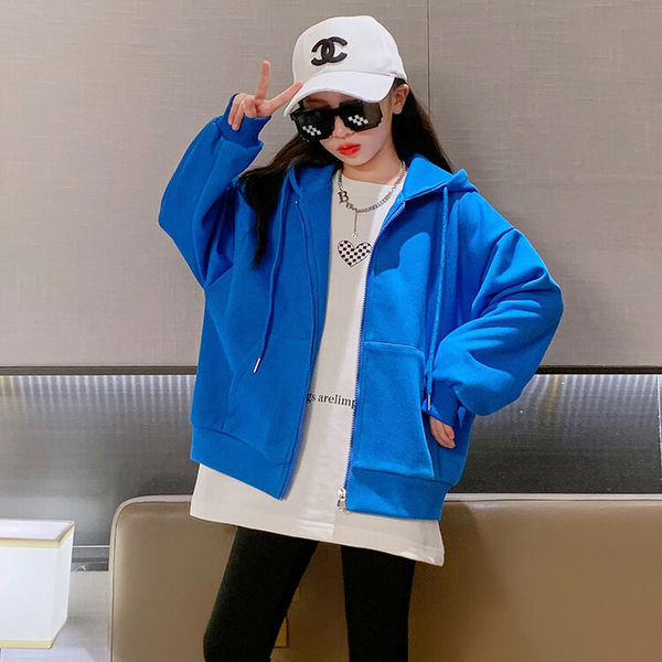 Hanorac casual pentru copii cu gluga in trei culori