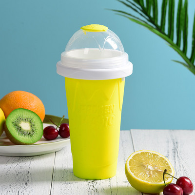 Slushy csésze készítő, Slushie Cup, Magic Quick Frozen Smoothie Cup csipetnyi csésze, Házi tejturmix fagylaltkészítő gyerekeknek és családoknak