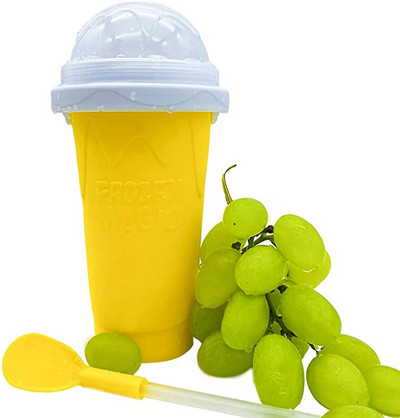Slushy csésze készítő, Slushie Cup, Magic Quick Frozen Smoothie Cup csipetnyi csésze, Házi tejturmix fagylaltkészítő gyerekeknek és családoknak