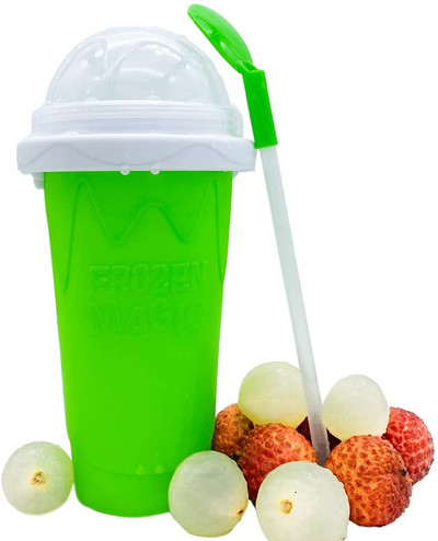 Slushy csésze készítő, Slushie Cup, Magic Quick Frozen Smoothie Cup csipetnyi csésze, Házi tejturmix fagylaltkészítő gyerekeknek és családoknak