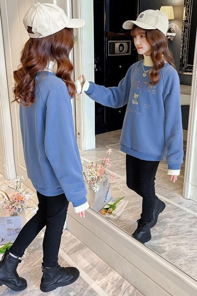 Palaidinė mergaitėms su siuvinėjimu