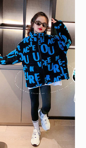 Hanorac casual pentru copii cu litere pentru fete