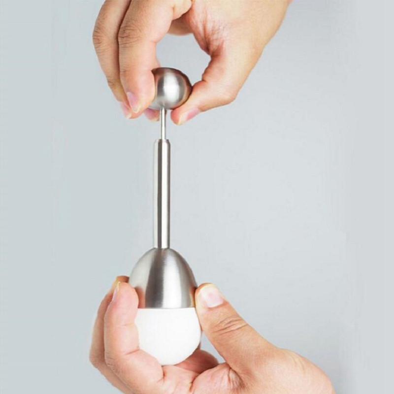 Deschidetor de ouă din oțel inoxidabil 304, deschizător de coajă de ou, tăietor de coajă de ou-FS-PHFU