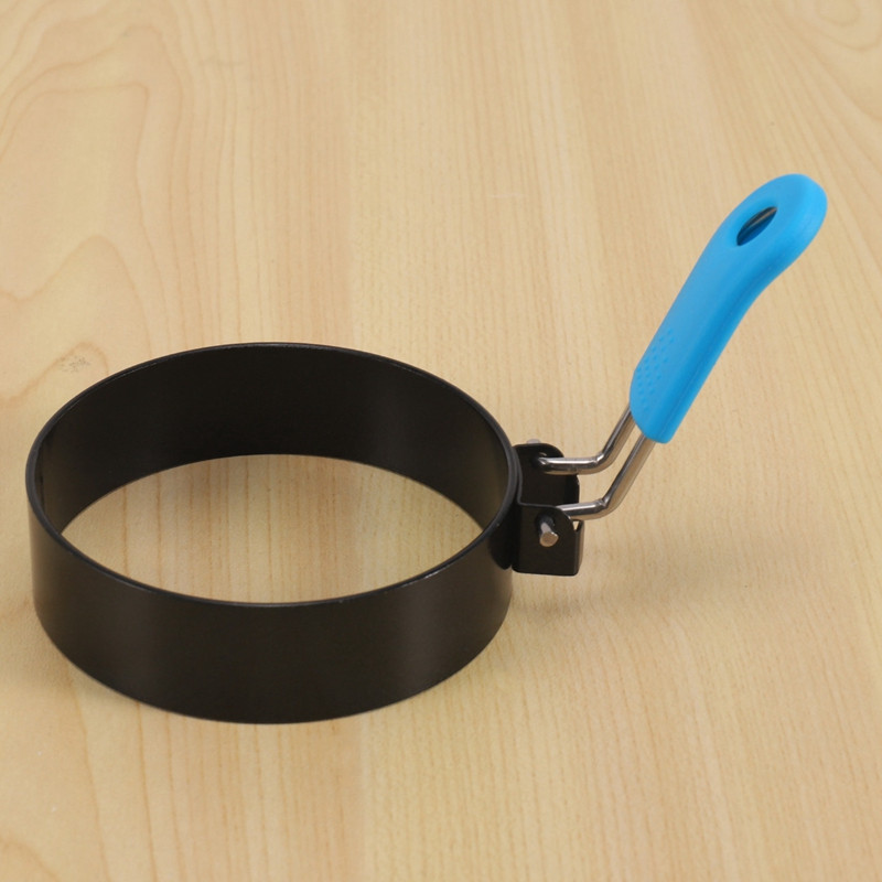 Promocija! Prstenovi za jaja, 4 pakiranja prstenova za kuhanje jaja od nehrđajućeg čelika s drškom protiv opekotina, kalup za palačinke za prženje jaja