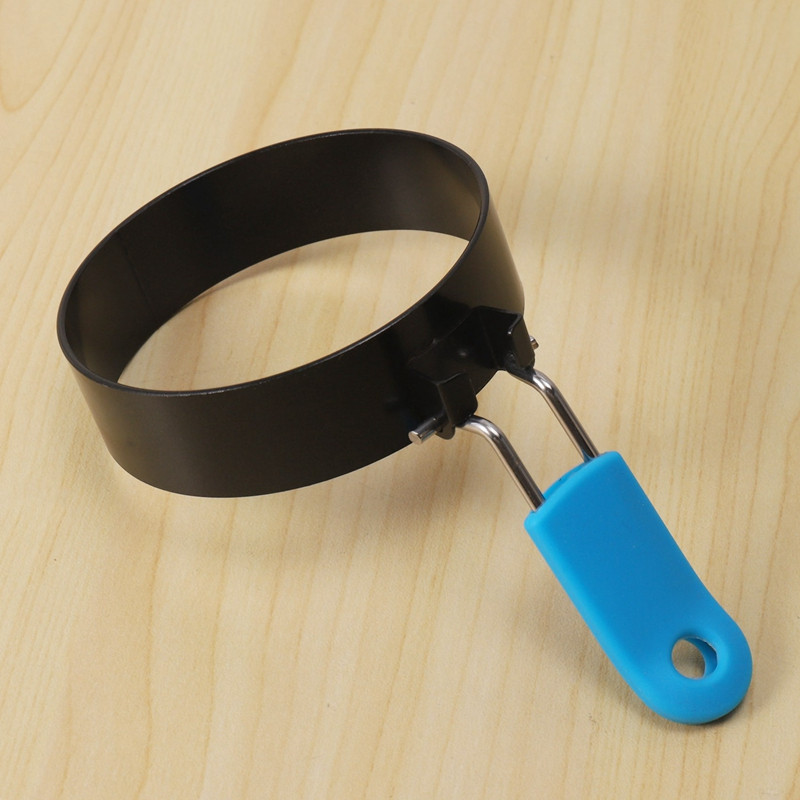 Promocija! Prstenovi za jaja, 4 pakiranja prstenova za kuhanje jaja od nehrđajućeg čelika s drškom protiv opekotina, kalup za palačinke za prženje jaja