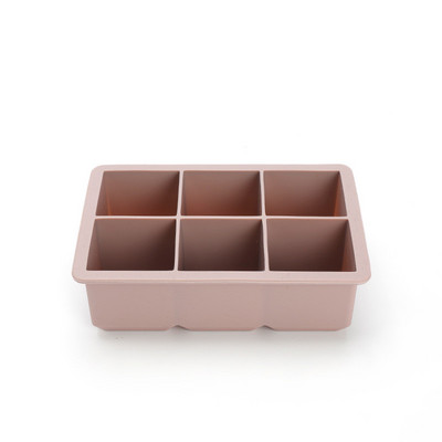 Didelio dydžio 6 ląstelių ledo rutuliukų formelės silikoninės ledo kubelių padėklai viskio ledo kamuoliukų formavimo aparatas 6 silikoninių formelių gamintojas vakarėliui skirto ledo formelės