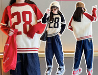 Bluza casual pentru copii cu maneca lunga pentru fete