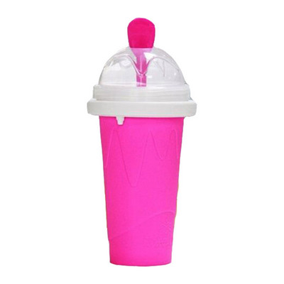 Răcitor de gheață Slushy Cup Slushy Maker Înghețată Slushie Smoothie Mașină de grindină Mucegai din silicon pentru cuburi de păsărică Milkshake manual Congelat rapid