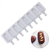 Formă din silicon pentru înghețată cu băț pentru mousse de popsicle, pentru prăjituri pentru înghețată, matriță pentru bricolaj, de uz casnic de calitate alimentară