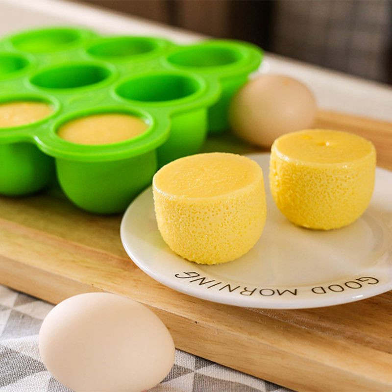 NAUJA 9 skylių kūdikių maisto talpyklos papildo laikymo dėžutė, silikoninė ledo kubelių forma su dangteliu šaldiklio traškučio padėklas, nuleidžiamas 1 vnt.