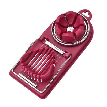 Многофункционална резачка за яйца Egg Slicer Sectioner Cutter Mold Flower-Shape Luncheon Meat Cutter Кухненски джаджи Инструменти