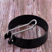 HGHO Inele metalice pentru prăjirea ouălor Forme pentru ouă prăjite cu mâner Forme rotunde pentru clătite Formă pentru prăjit ouă Ustensile de bucătărie