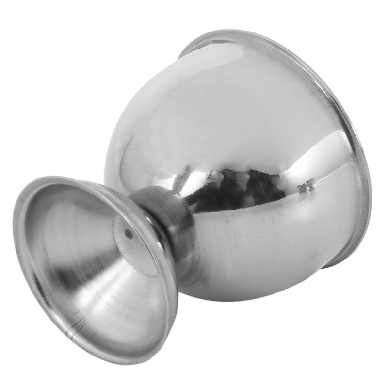 Cupă pentru ouă, tavă pentru ouă, din oțel inoxidabil, suport pentru pahare de ou fierte moale, lavabil pentru spălat vase (4 pachete)