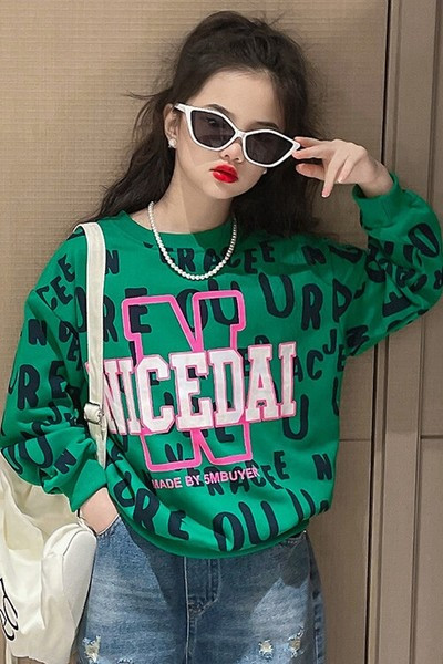 Dječja dukserica za djevojčice - sa natpisom