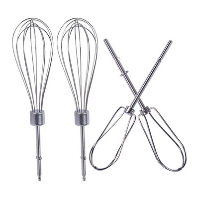 W10490648 KHM926 Bătători pentru mixer de mână Din oțel inoxidabil Pro Whisk Turbo Beaters, smântână, pentru prepararea de mousse sau bezea, shake-uri