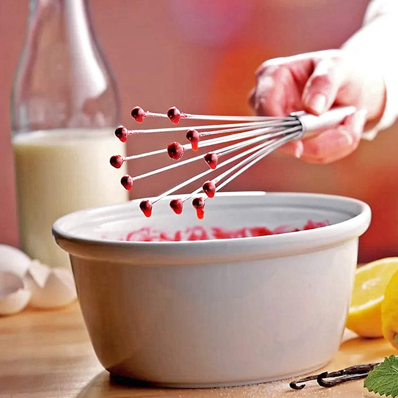 2 bucăți teluri pentru gătit, set de teluri din sârmă de ouă din oțel inoxidabil, tel din sârmă de oțel, tel din sârmă de balon pentru gătit