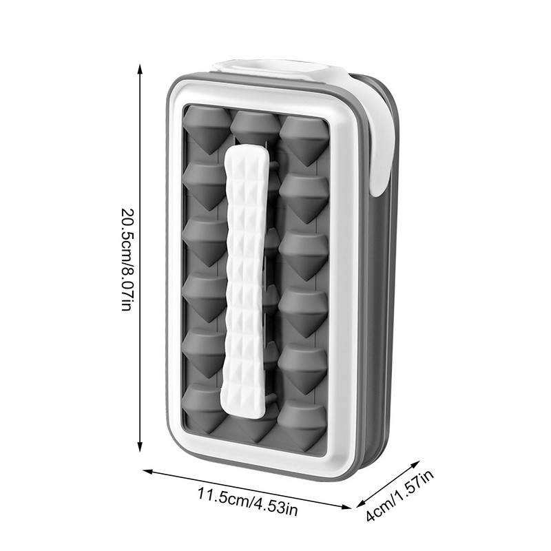 Diamond Ice Ball Maker Tavă pentru cuburi de gheață cu capac pentru cocktail-uri Băuturi răcite Whisky 2 în 1 cub de gheață portabil cu bile de gheață