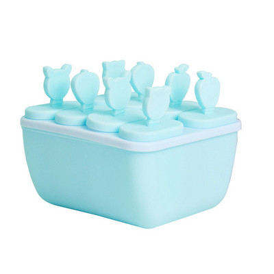 6/8-rakuline jäätisevorm Jäätisevorm Käsitsi valmistatud magustoidu vorm sügavkülmikule puuviljajääkuubiku valmistamisel Korduvkasutatavad vormid jäätise jaoks