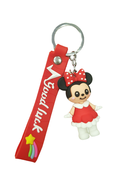 Фигурка Disney Minnie Mickey, Гумена, Червен/черен