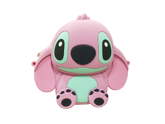 Чанта Lilo & Stitch, Гумена, Розова