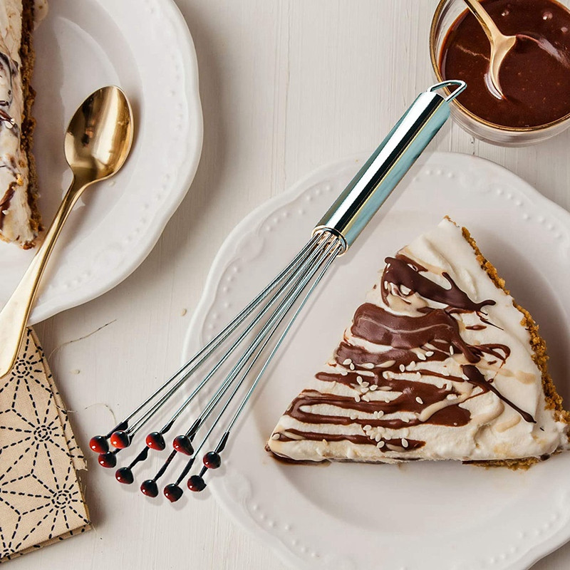 2 kom metlice za kuhanje, set metlica za jaja s kuglicama od nehrđajućeg čelika, žičana metlica za kuhanje