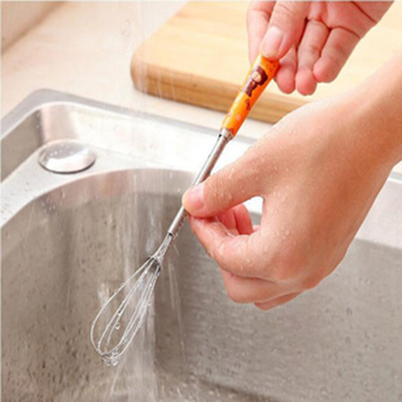 Konyhai kézi habverő kerámia fogantyú, rozsdamentes acél kézi habverő