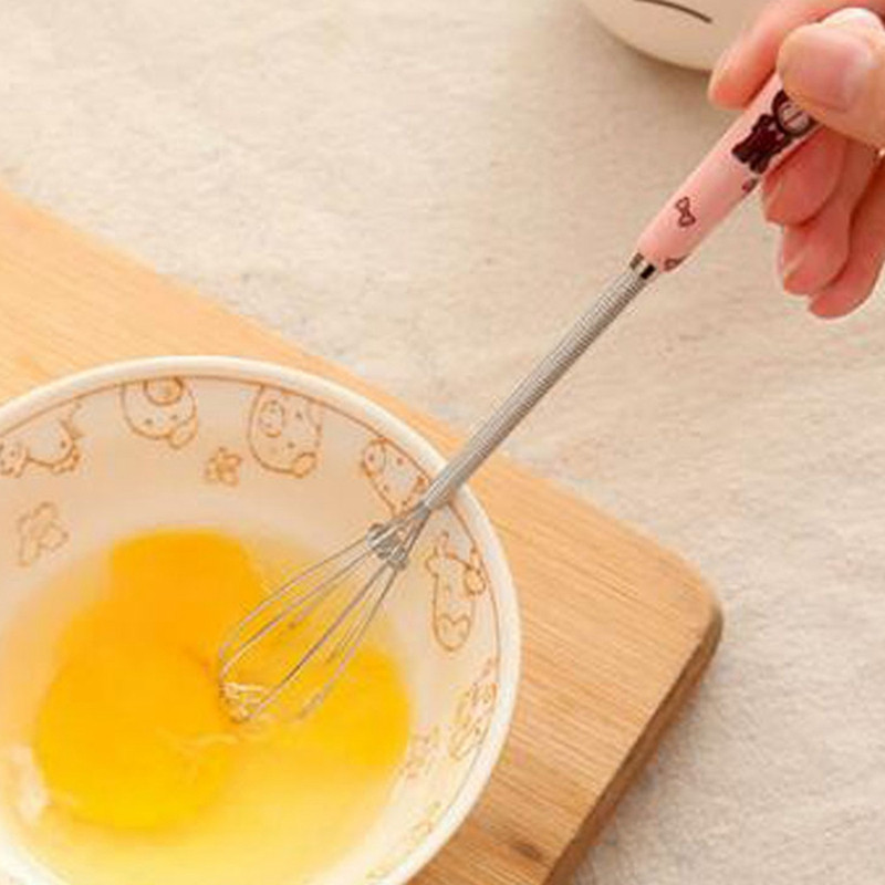 Konyhai kézi habverő kerámia fogantyú, rozsdamentes acél kézi habverő