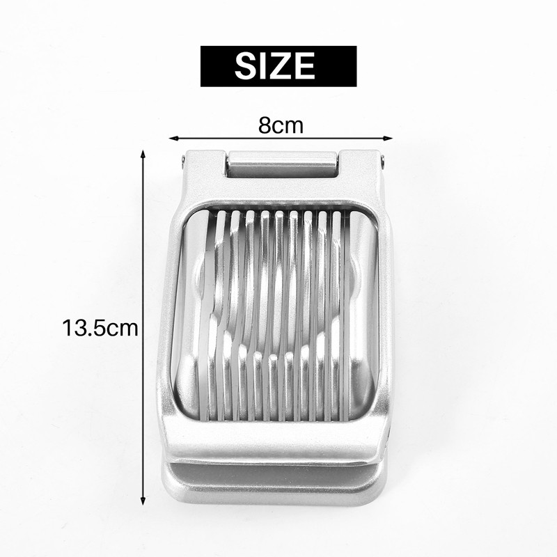 2 dalių kiaušinių pjaustyklė kietai virtų kiaušinių pjaustyklė nerūdijančio plieno vielinė kiaušinių pjaustyklė Kiaušinių pjaustyklė, skirta braškių minkštiems vaisiams